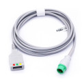 12 Pin ECG Cable Trunk Cable With Leadwires